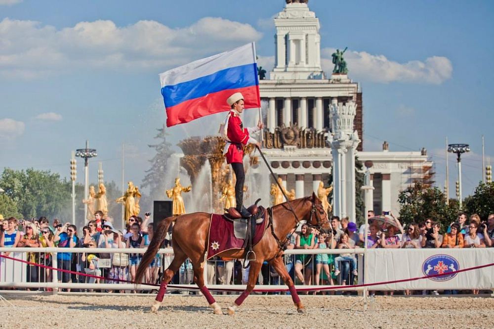 Конный развод президентского полка