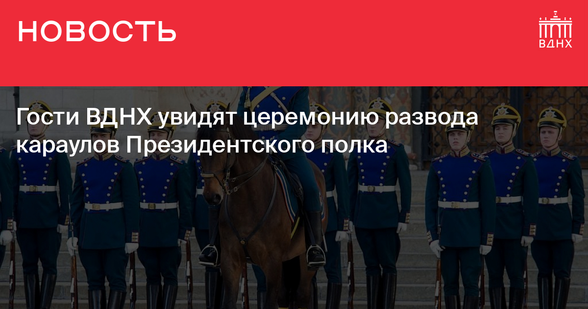 Показательные выступления президентского полка